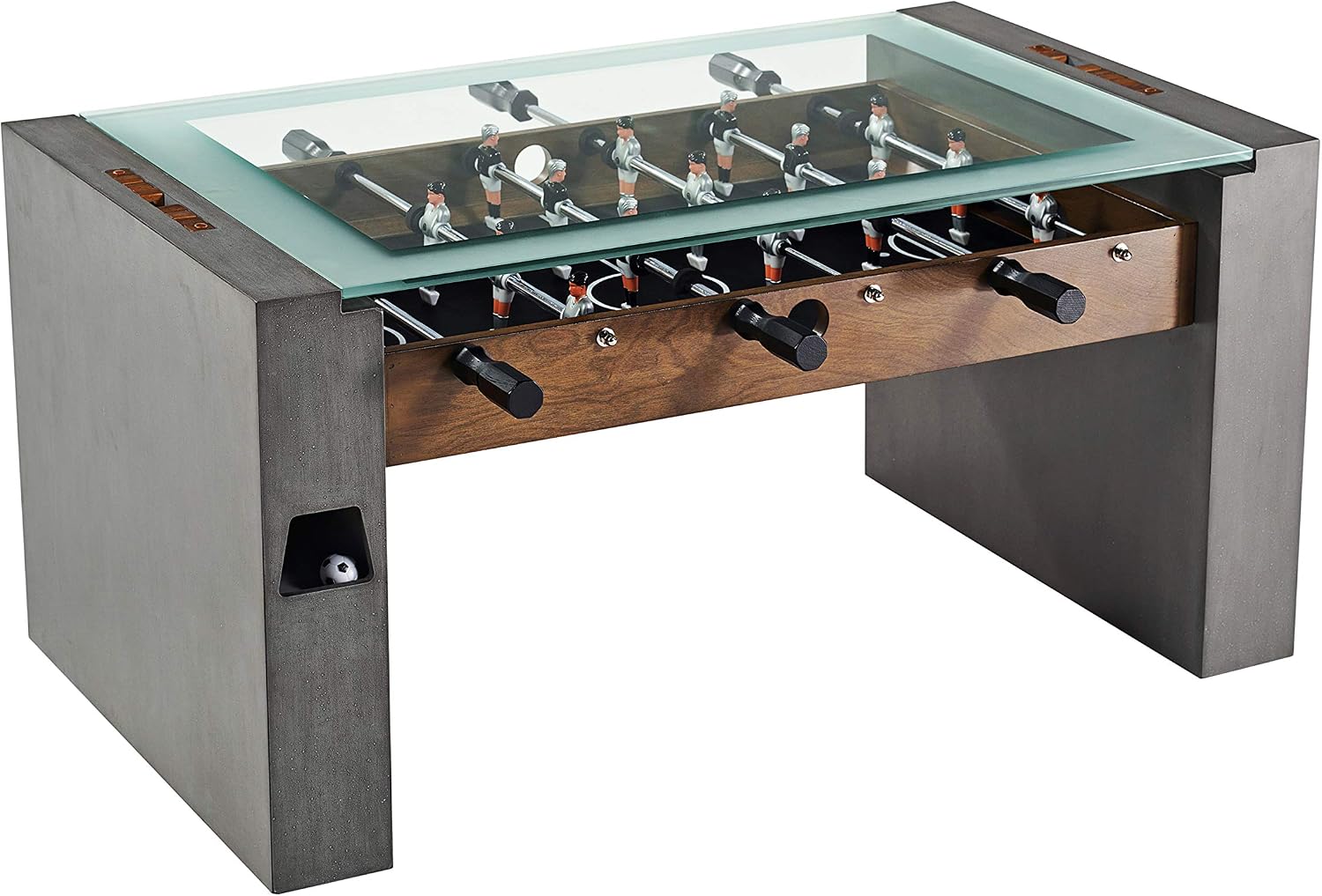 Foosball Coffee Table Glass Top